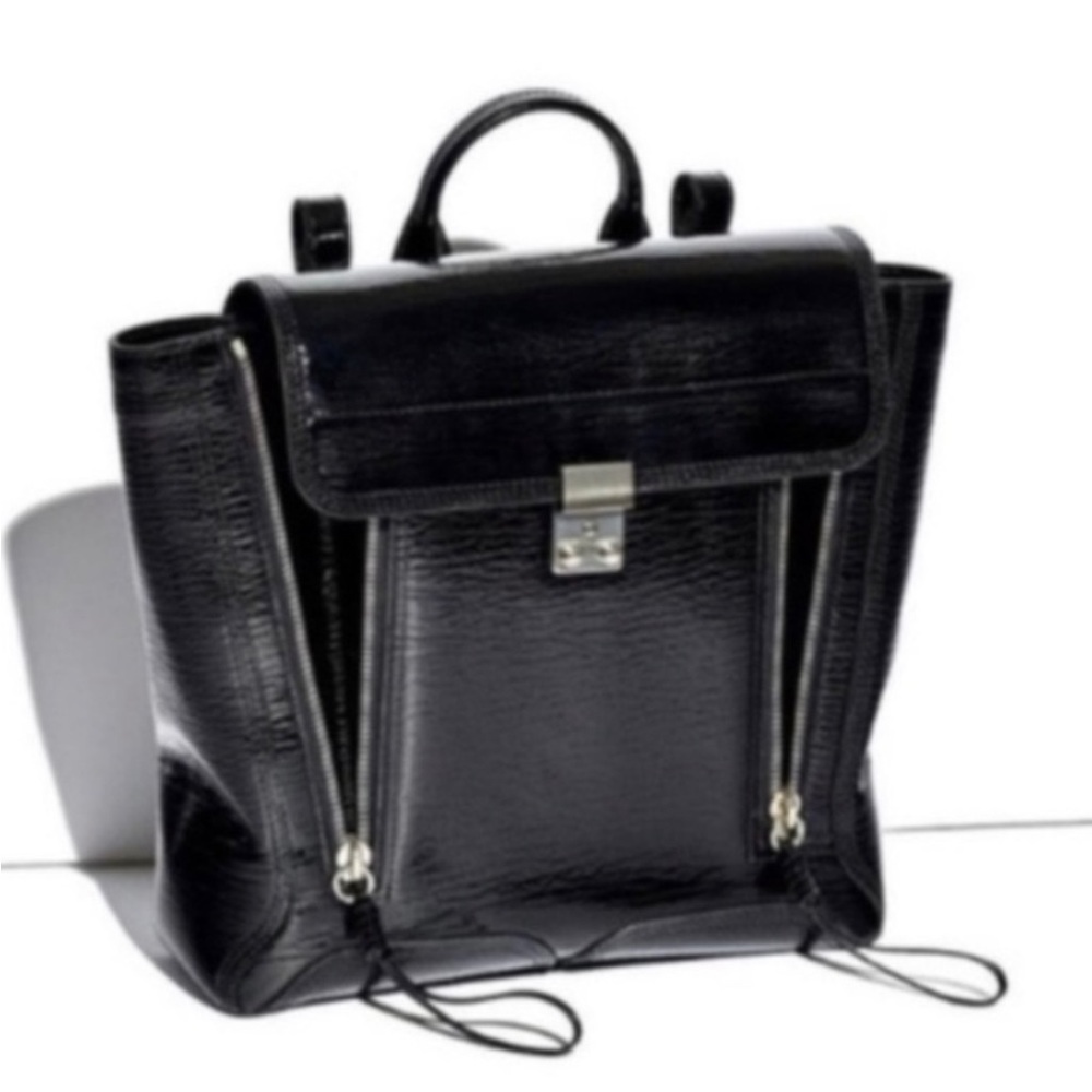 3.1 Phillip Lim black leather backpack